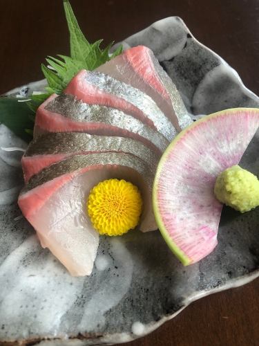 Kagoshima prefecture amberjack sashimi