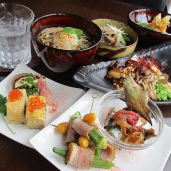 ★6月1日～9月6日迄■晩翠コース■2時間飲み放題付6000円（税込み）★