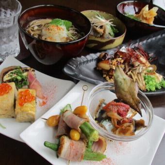 ★6月1日～9月6日迄■至福の宴コース■2時間飲み放題付き9000円（税込み）★