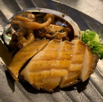 アワビの肝バター醤油焼き