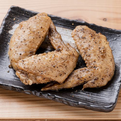 黒胡椒手羽先3本