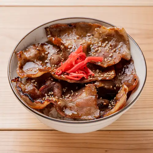 猪肩肉饭