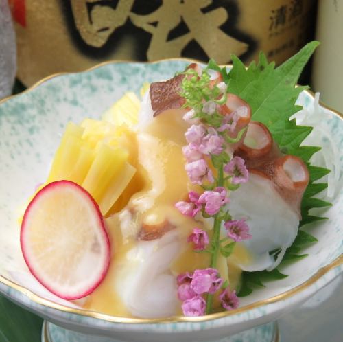 下津井蛸 造り
