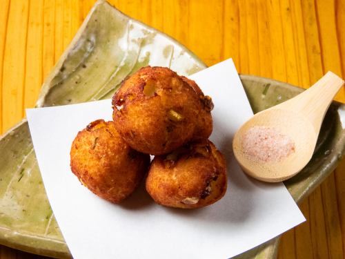 トウモロコシのさつま揚げ
