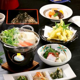 【ネット予約限定】【カジュアルコース】2h飲み放題付◆季節の焼き物や寄せ鍋含む≪全6品≫