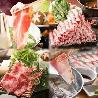 3時間飲み放題＆食べ放題★『ブリ&ラム&牛&豚しゃぶ&ステーキ食べ飲み放題コース』6,000円(税込)