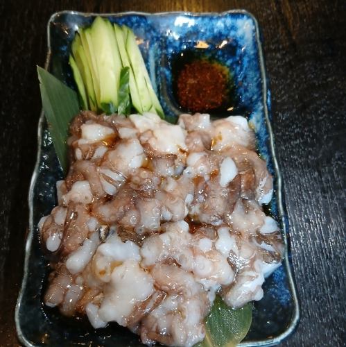 뿌리뿌리 식감의 생 문어 ♪