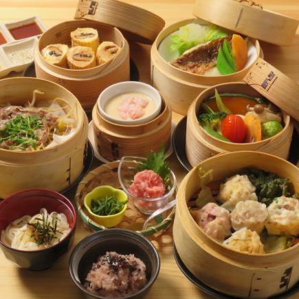 【主役も喜ぶ贅沢宴会】蒸し鮑やインドマグロ、鰻巻きを堪能！極上プレミアムせいろ★