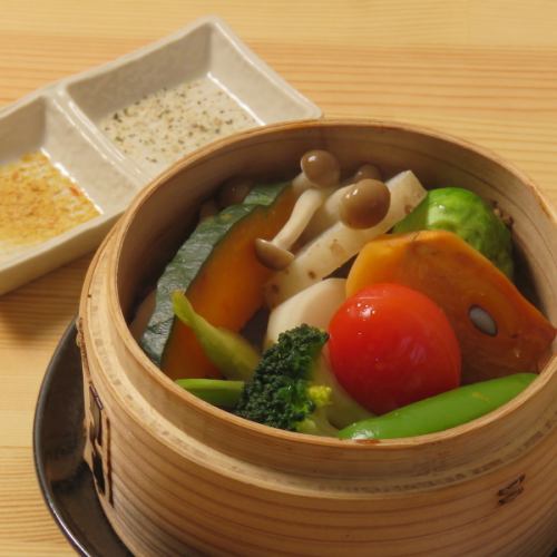 いろいろ季節の蒸し野菜せいろ