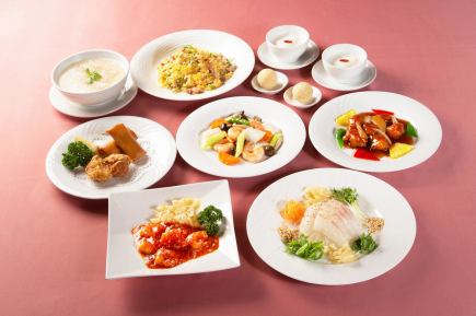 ☆愛連。.:*・゜辣椒蝦、糖醋裡肌、炸雞等人氣菜品共9種,售價6,270日元