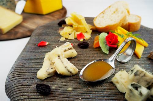 Assortment of carefully selected cheeses