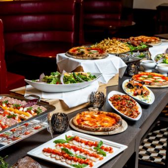 Year-end and New Year's Party Standard Plan with free flow drinks available only at the lounge! *For up to 4 people until 12/22