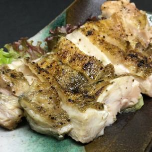 Grilled chicken thighs with spices