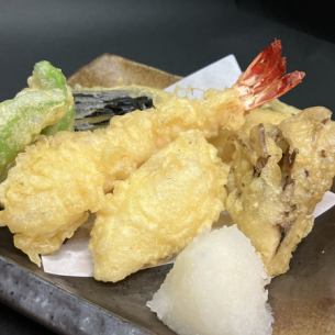 天ぷら七種盛り合わせ