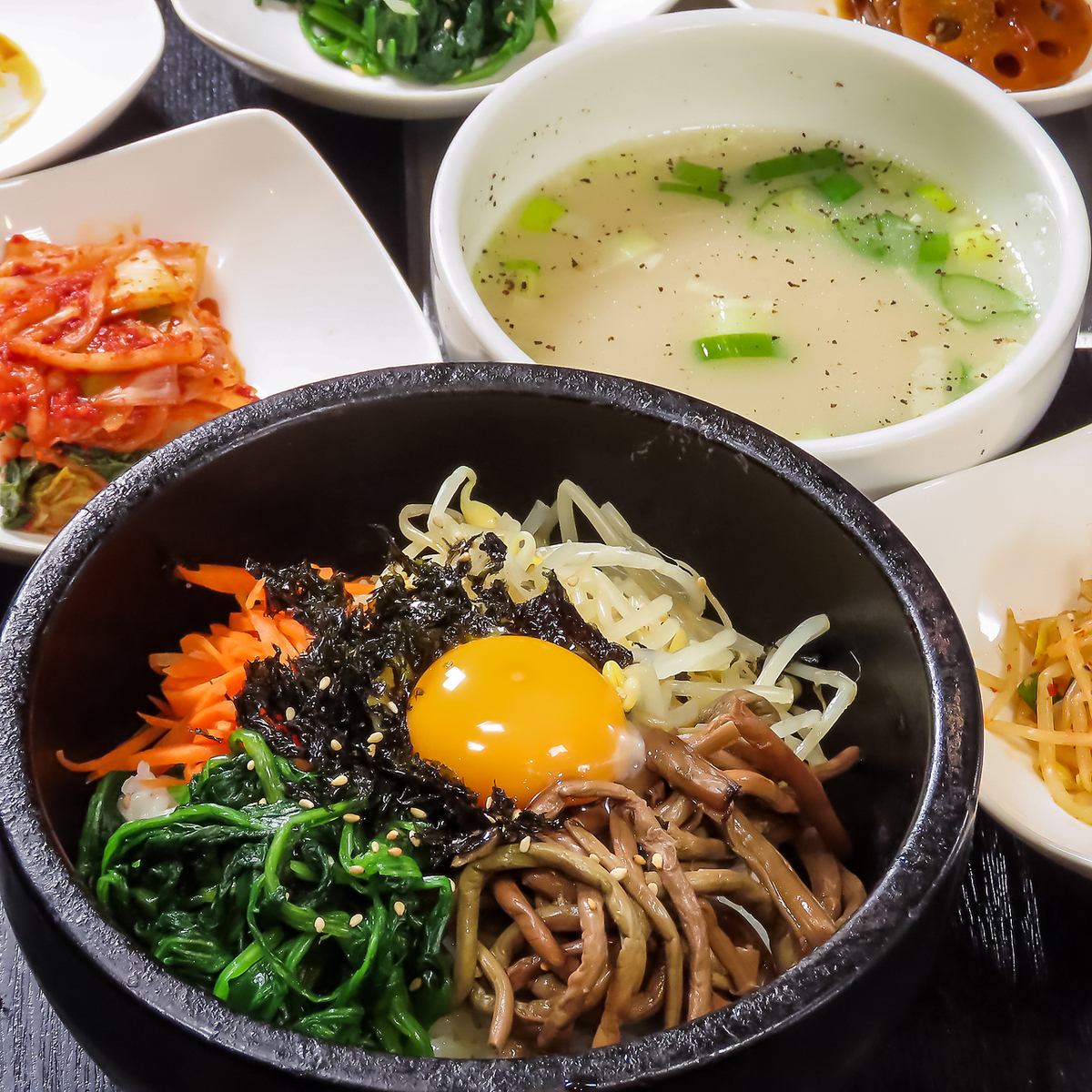 Open every day from 12:00! Enjoy delicious Korean food and drinks during the day!