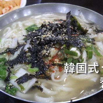 Korean style udon