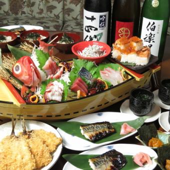 2 hours all-you-can-drink included [Easy Rachanta Course] 5,500 yen Authentic seafood course!!