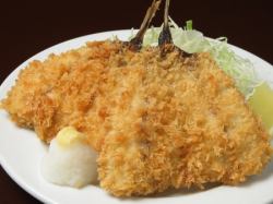 Excellent! Fried horse mackerel