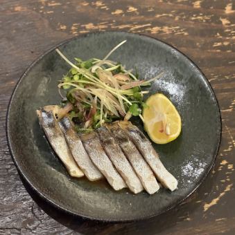 炙り〆鯖 大葉と茗荷 カボス
