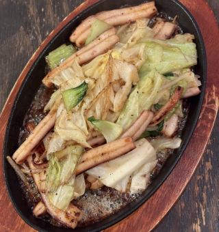 屋台のイカバター醤油