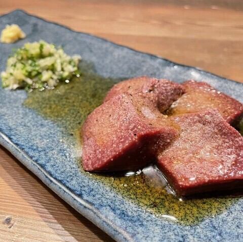 厚切り純レバー焼き