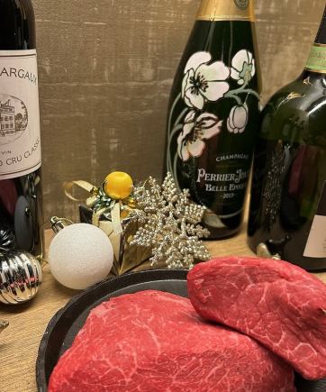 【乾杯酒付き クリスマス限定特別コース】12月24、25日限定クリスマスコース お一人様税込6500円