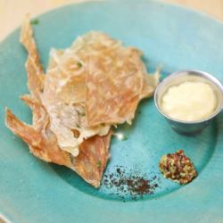 自家製 鶏するめ