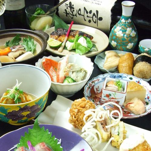 Omakase创意怀石料理套餐3500日元（当天可预约）5000日元，包括2小时无限量畅饮