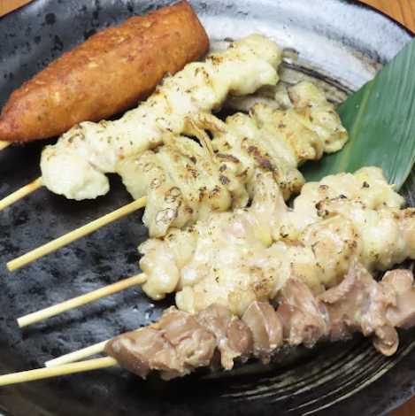 おまかせ串焼盛り 6本