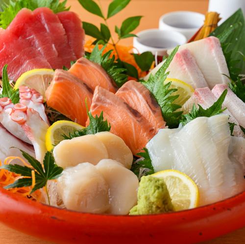 こだわりの鮮魚のお刺身