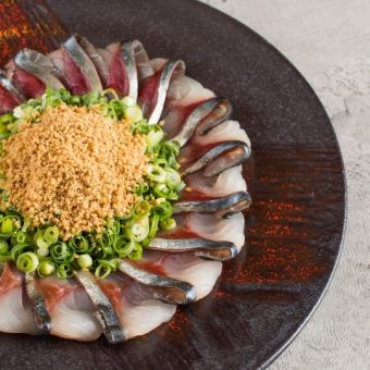 ●宴会コース(鍋なし)●全10品4500円●ごま鯖/いか焼売/季節の釜飯【3時間飲み放題付き】