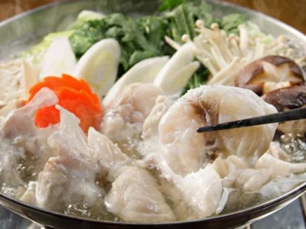【接待や食事会に】メインはてっちり鍋!豪華食材が目白押し<120分飲み放題>9品10000円コース