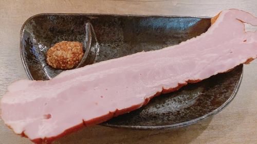 厚切りベーコンステーキ