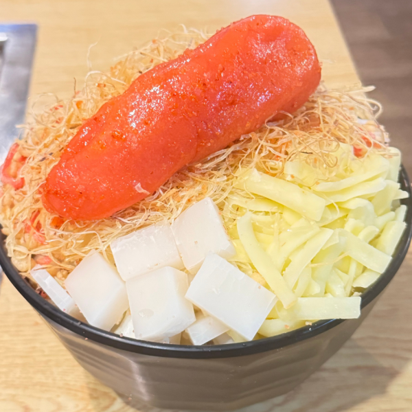 【一番人気】明太子チーズ餅もんじゃ♪最強の3種の食材があなたのお口に幸福を運びます☆彡
