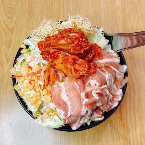 豚キムチもんじゃ