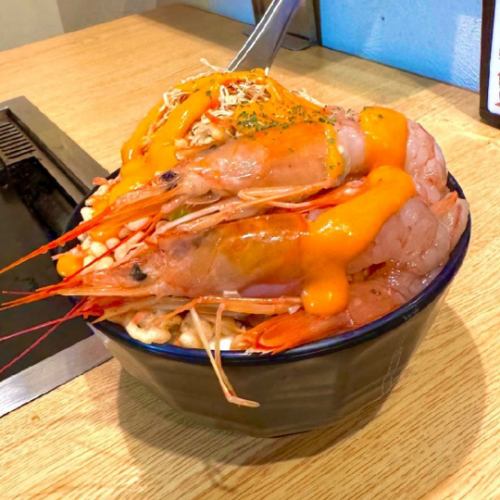 丸ごと海老ビスクもんじゃ