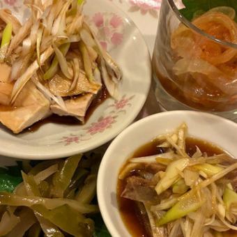【2.5時間飲み放題付】中華フルコース全7品4500円◆～3種前菜盛り合わせ・ふかひれスープ～