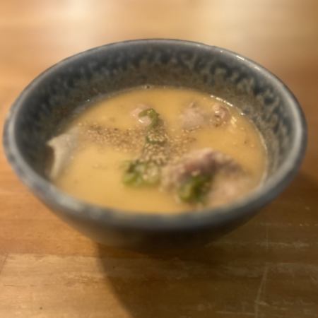 鶏白湯風スープ