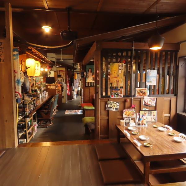 The inside of the store has the atmosphere of a popular izakaya.It's an izakaya loved by the locals where you can relax and say "I'm home" without thinking.