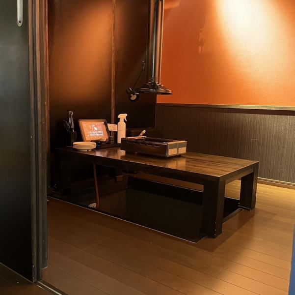 掘りごたつの個室席もご用意◎部屋で仕切られているので周りを気にせずお食事をお楽しみいただけます。