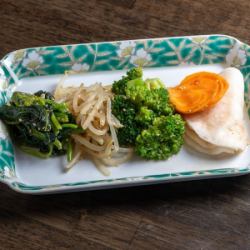 今日のナムル盛り