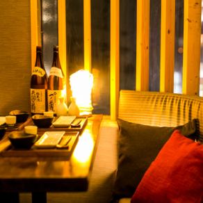 We have a private room with table seats where you can relax.The hustle and bustle of Shinjuku will guide you to a time like a lie in a calm atmosphere ♪ ☆ Girls' parties and birthdays are popular in Shinjuku ♪