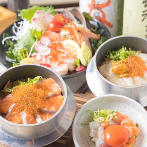 市場直送の鮮魚を味わう◎