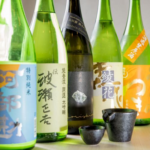 日本酒の品揃えが充実！