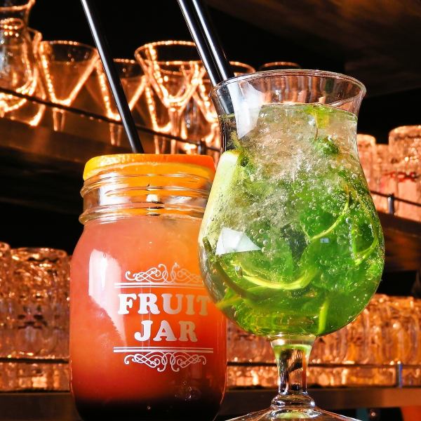 豊富なリキュール★お得な単品飲み放題→2時間2500円♪
