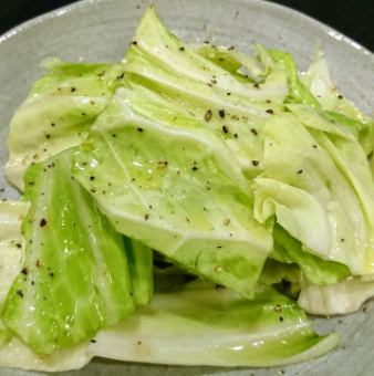 Anchovy salt cabbage