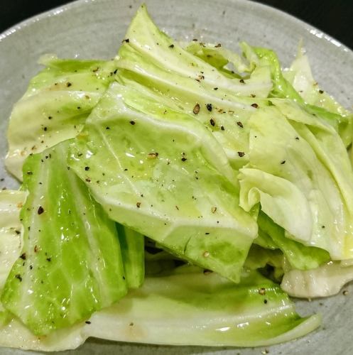 Anchovy salt cabbage