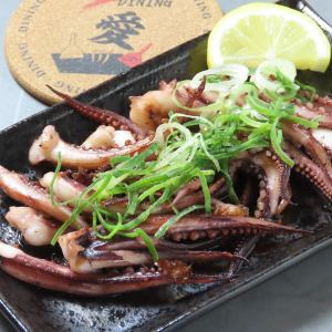 ゲソの塩焼き