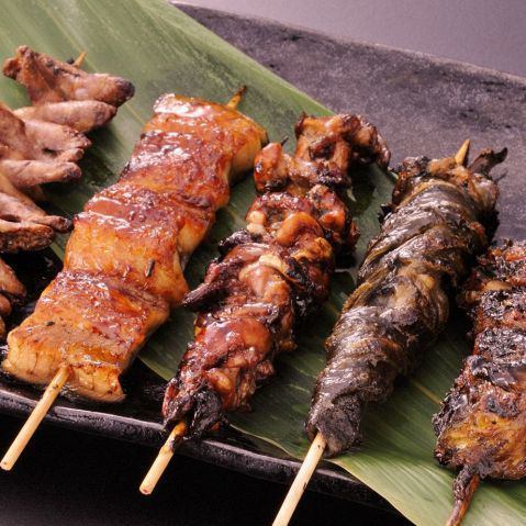 鰻串四種セット 1300円(税抜)