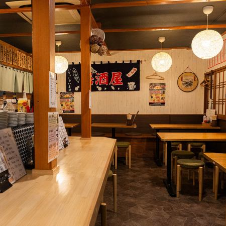 【サク飲みにも最適！】仕事終わりにサクッと乾杯♪日本酒はもちろん、焼酎も多数揃えております。